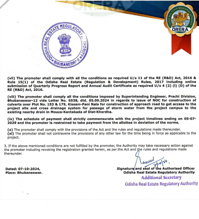 bpradhanodisha's tweet photo. Congratulations .....to all the TSL Spring, Bhubaneswar buyers.

You have been successful in doing something which was never done in the state before.

I also congratulate the Promoter of the project to have successfully managed to get,
1) DUDA Approval (as per notification dt. 15.02.2020 by @PRDeptOdisha)
2) @OdishaRera Registration.

Hoping for good days for the hundreds of Allottees in the project.