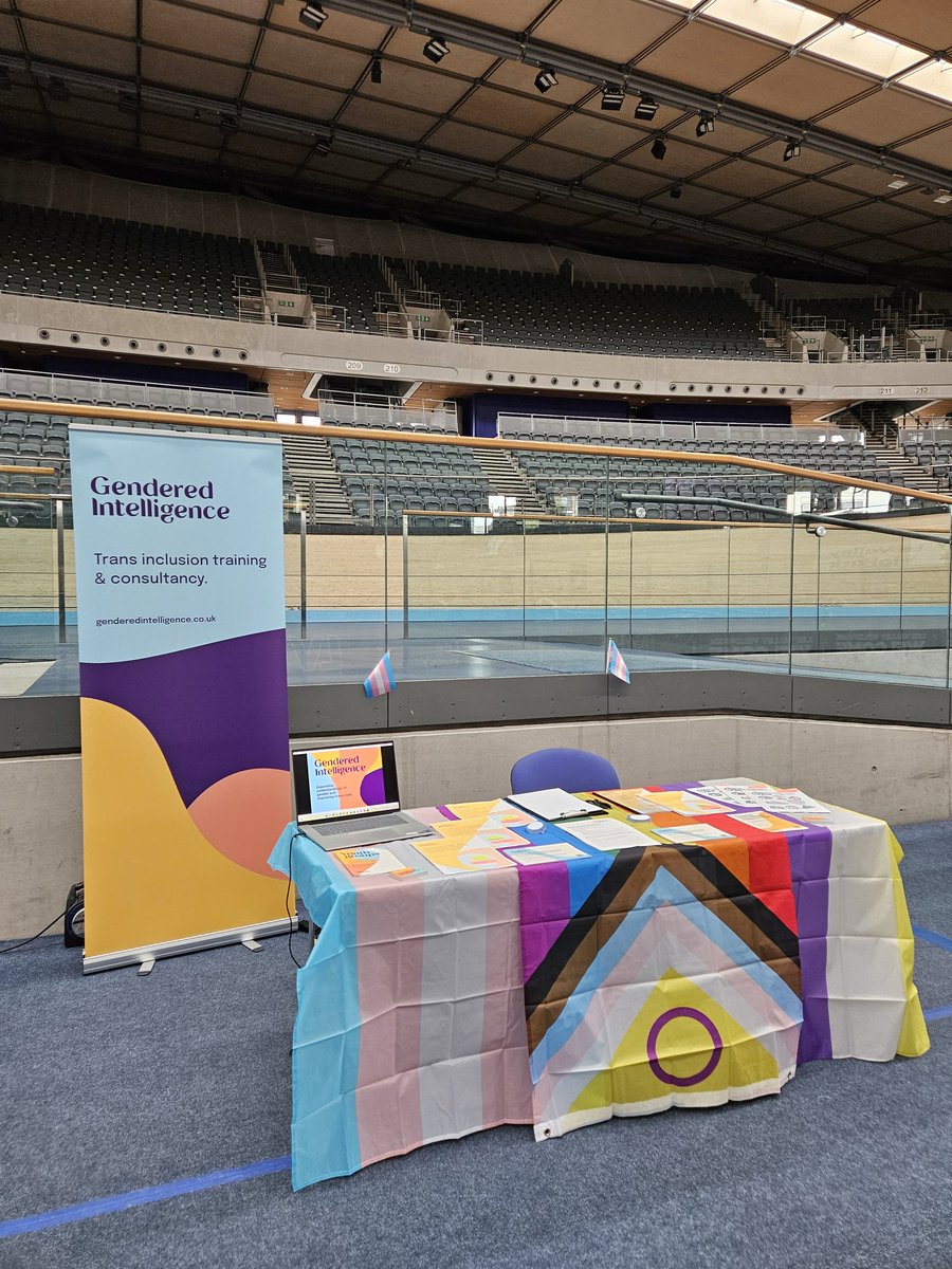 SimonRMCroft's tweet photo. The @Genderintell stall is all set up and ready at the #Includesummit. Looking forward to lots of good conversations! https://t.co/D9K99KHbQ1