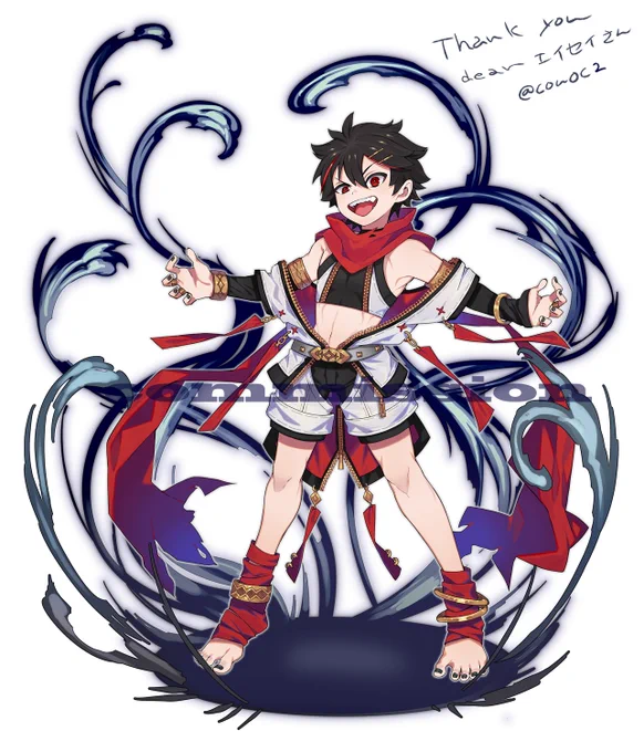 スケブで描かせていただきました! 