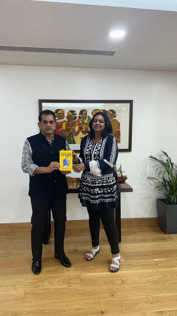 Gr8 pleasure receiving ‘Who Said She Can’t?’ by <a href="/rashmibansal/">rashmibansal</a>, celebrating the women of <a href="/iitbombay/">IIT Bombay</a>. These stories remind us that when women lead, entire industries evolve. The future of innovation in India and the world depends on inclusivity, and these stories are proof that no