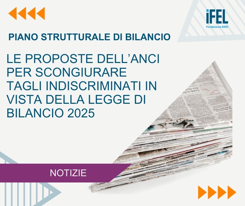L'ANCI, rappresentata da Alessandro Canelli, Presidente di IFEL, ha manifestato le sue preoccupazioni riguardo alle restrizioni rivolte agli enti locali nel Piano strutturale di bilancio.
 
Per approfondire qui 👉 
fondazioneifel.it/ifelinforma-ne…