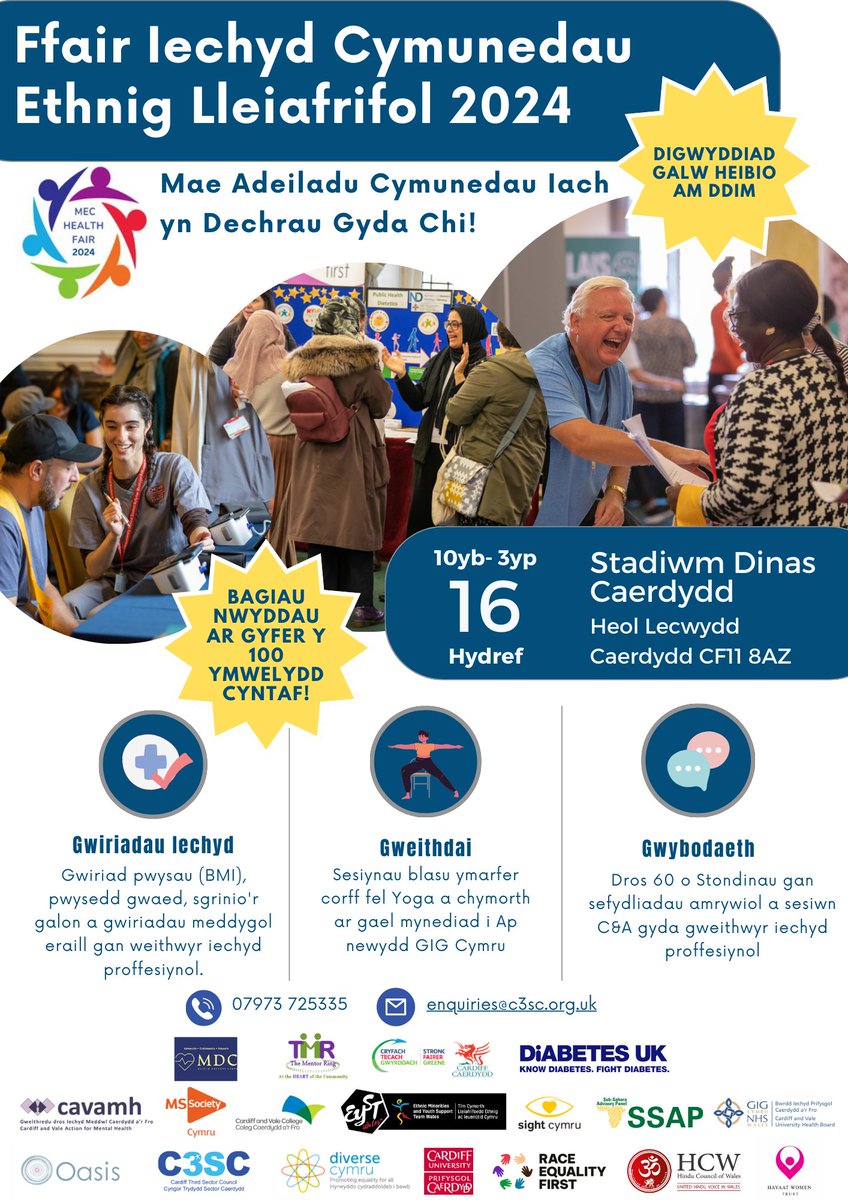 Wales Gene Park (@walesgenepark) on Twitter photo Join us! Come and visit our stand at the free public MEC Health Fair event this Wednesday 16th October🧬 We will be at Cardiff City Stadium 10am-3pm with genetics activities & information 😀 <a href="/MecHealthFair/">MEC Health Fair</a> Join us! Come and visit our stand at the free public MEC Health Fair event this Wednesday 16th October🧬 We will be at Cardiff City Stadium 10am-3pm with genetics activities & information 😀 <a href="/MecHealthFair/">MEC Health Fair</a>