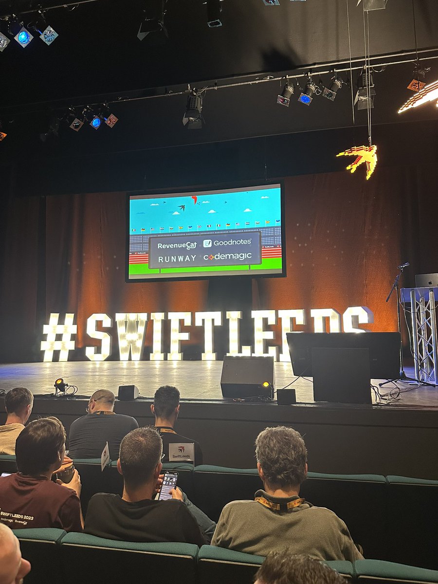 CapanoEnrico's tweet image. About to start  🤩 #swiftleeds