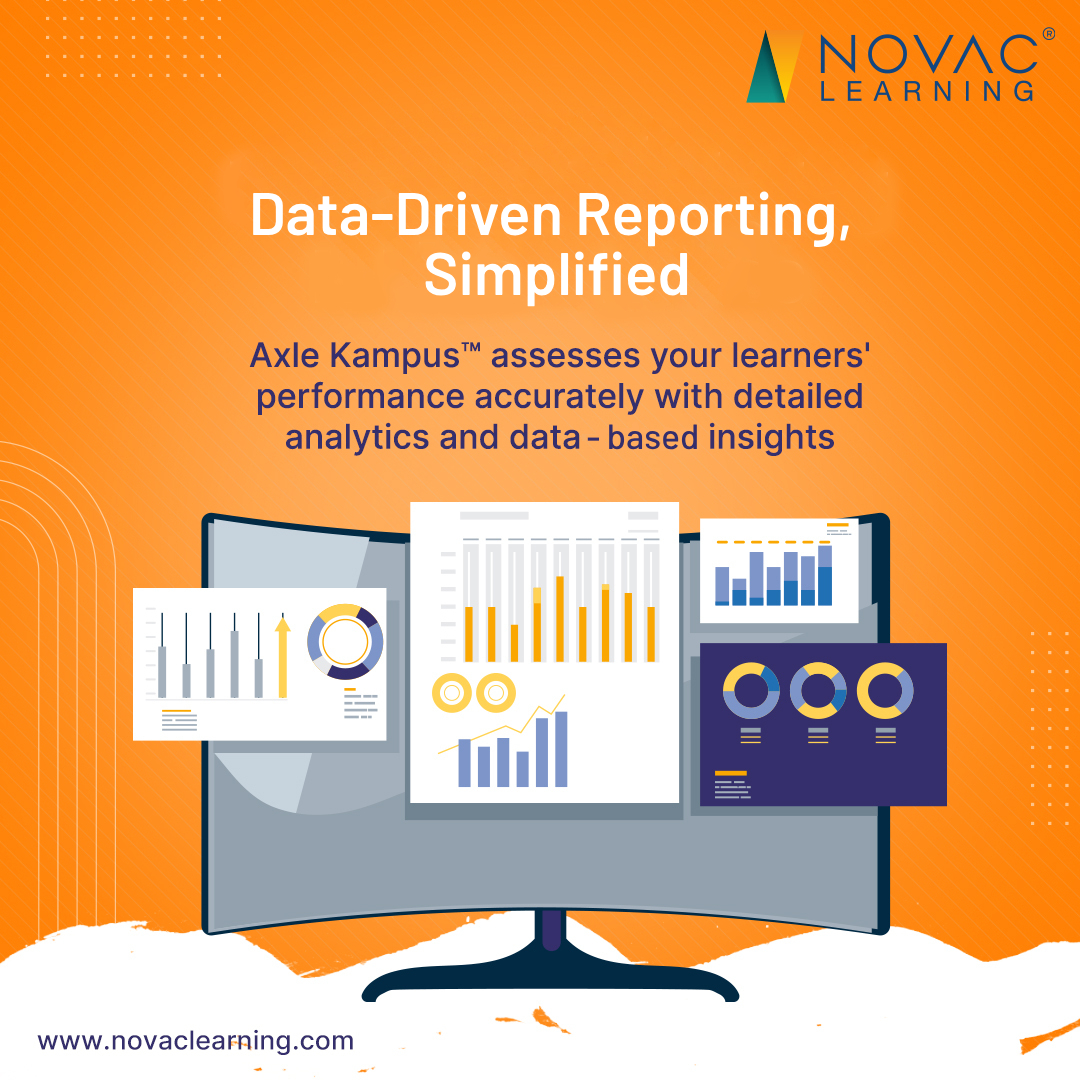 novaclearning's tweet image. Track the progress of your learners with Axle Kampus™. Our learning platform provides valuable data at your fingertips, enabling seamless monitoring through quick report sharing.
Visit - novaclearning.com/learning-manag…
#novac #novaclearning #axlelms #axlekampus #learningmanagementsystem