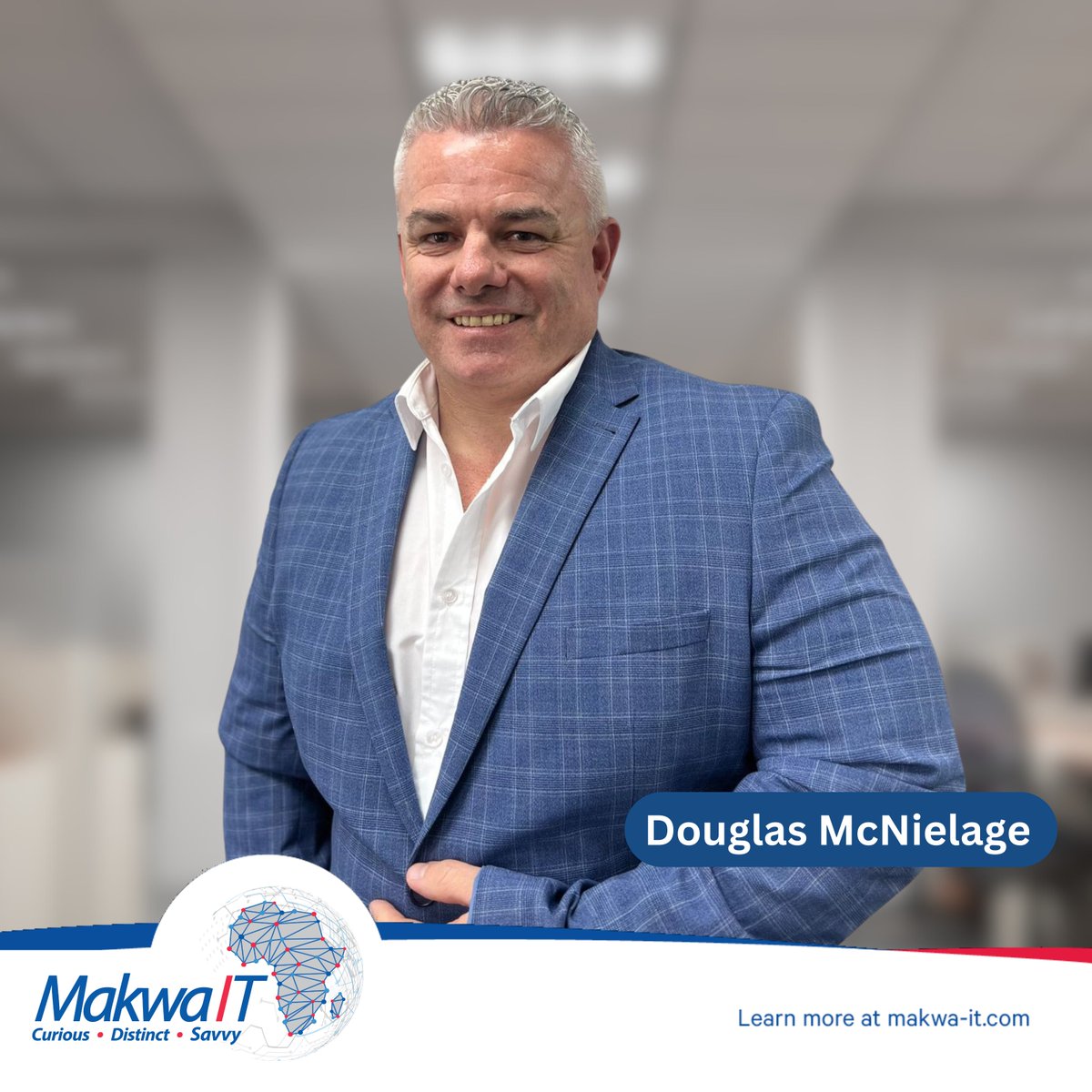 We are excited to extend a warm welcome to Douglas McNeilage, who has recently joined our sales team.

With a career that spans over 25 years, we look forward to the contributions he will undoubtedly make here at #MakwaIT.