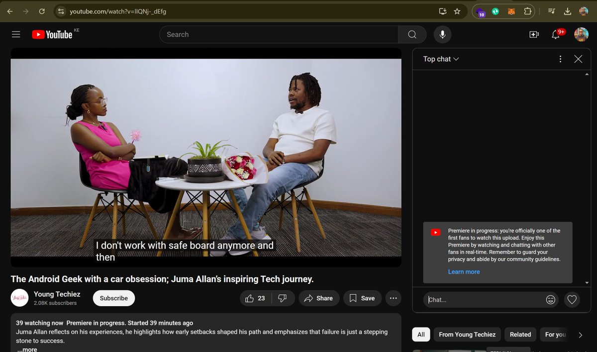 Eddie (@thegr8edwin1) on Twitter photo Following <a href="/_jumaallan/">Juma Allan</a>'s story on <a href="/youngtechiez/">Young Techiez</a> YouTube. Interviews are not only for getting a role but also for learning. Lemme take more notes😅🖊️ Following <a href="/_jumaallan/">Juma Allan</a>'s story on <a href="/youngtechiez/">Young Techiez</a> YouTube. Interviews are not only for getting a role but also for learning. Lemme take more notes😅🖊️