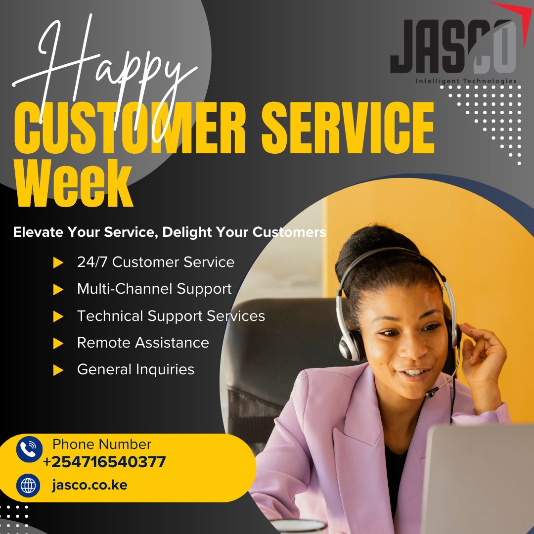 jasco_comms's tweet photo. This week, we recognize and celebrate the incredible work of our customer service professionals who go above and beyond every day to ensure our customers feel valued and supported. 💼✨
#CustomerServiceWeek #CustomerExperience #Teamwork https://t.co/SF6uz9m8EO