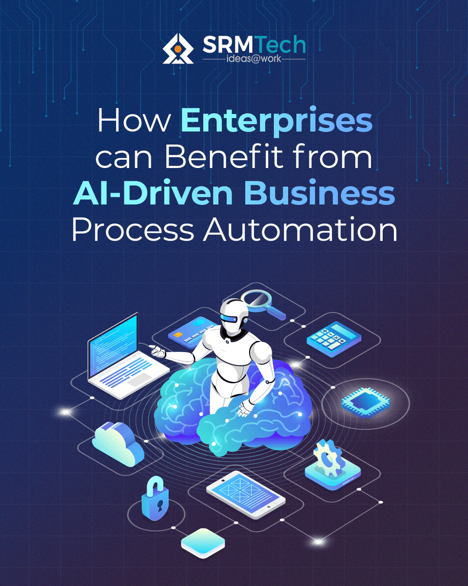 SRMTechOfficial's tweet photo. Business Process Automation has become a pivotal force for enterprises, enabling them to achieve speed, agility, and significant progress towards their business goals. 📈

#DigitalAutomation #AITransformation #SRMTech
1/3 https://t.co/xbKrJOV0mn