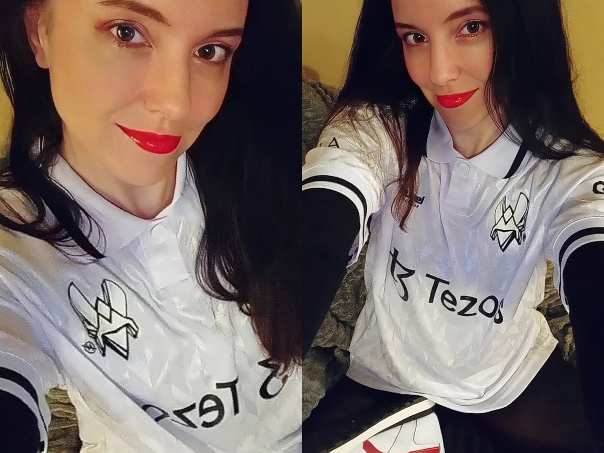 MollyAmberBee's tweet photo. Now I can watch #Tekken8 tournaments and cheer in style. Thanks to the newest fit from  @TeamVitality 🐝💛  It's also very comfortable!  #BuffEddy  👀 https://t.co/MOOZOzzRKt
