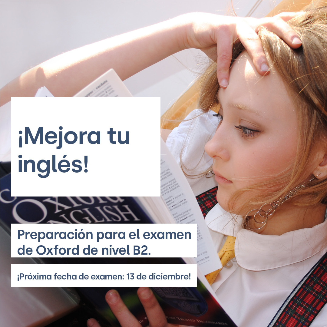 ¿Estás pensando acreditar tu nivel de #inglés? Ahora puedes hacerlo en Nazaret. Somos centro acreditado por la Universidad de #Oxford.
 📅Próximo examen: 13 de diciembre a las 9:00h
Hemos programado también un curso de nivel B2 de Preparación para el examen por si necesitas