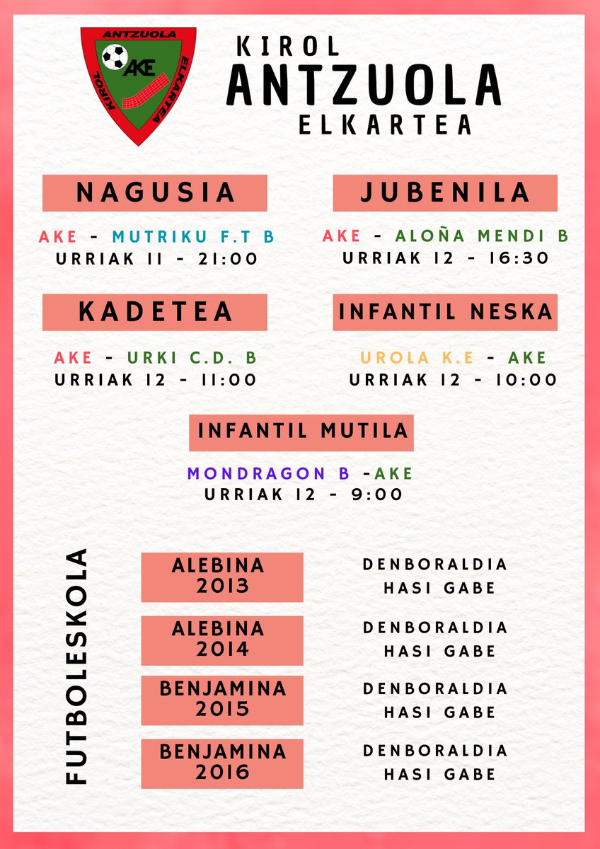 🗓️ Urriak 11-12-13