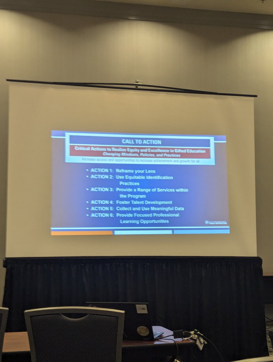 <a href="/CrossBeGo/">Beth Cross</a>  at the <a href="/AIM_NCDPI/">NC AIM Conference</a> bringing the word of meeting the complex needs of #gifted students and recognizing #equityandexcellence through the #CalltoAction

<a href="/WCPSS_ALS/">ALS</a> <a href="/ncagt/">NCAGT</a>