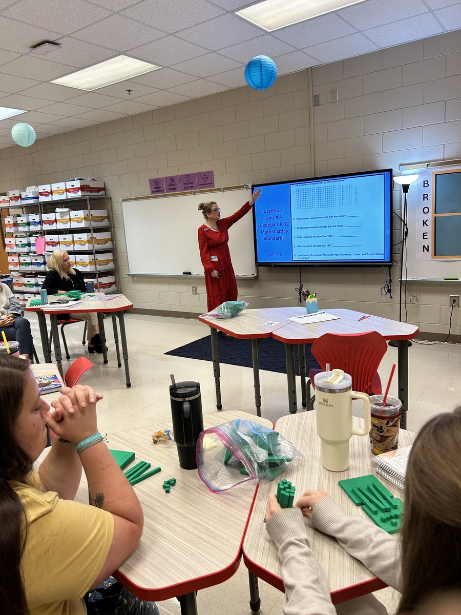 MiddleGaRESA's tweet image. Base Ten Blocks 🟩🟨 to build foundational skills and exploring how angles 🔄 can make math fun! Help students visualize math concepts and develop critical thinking skills. Add a little pizzazz to your lesson. #GrayElementary #LoveforMath #MathMagic #BaseTenBlocks #AnglesAndFun