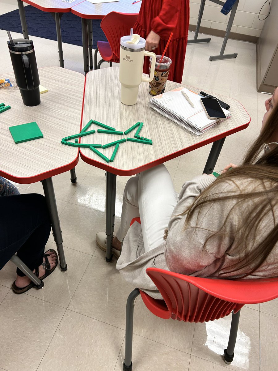 MiddleGaRESA's tweet image. Base Ten Blocks 🟩🟨 to build foundational skills and exploring how angles 🔄 can make math fun! Help students visualize math concepts and develop critical thinking skills. Add a little pizzazz to your lesson. #GrayElementary #LoveforMath #MathMagic #BaseTenBlocks #AnglesAndFun