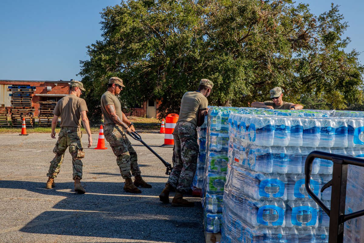 National Guard (@usnationalguard) on Twitter photo Today, approximately 5,000 National Guardsmen from 19 states continue to support #Helene relief efforts, while ~5,000 <a href="/FLGuard/">FloridaNationalGuard</a> members are on duty preparing for Hurricane Milton’s landfall. Today, approximately 5,000 National Guardsmen from 19 states continue to support #Helene relief efforts, while ~5,000 <a href="/FLGuard/">FloridaNationalGuard</a> members are on duty preparing for Hurricane Milton’s landfall.