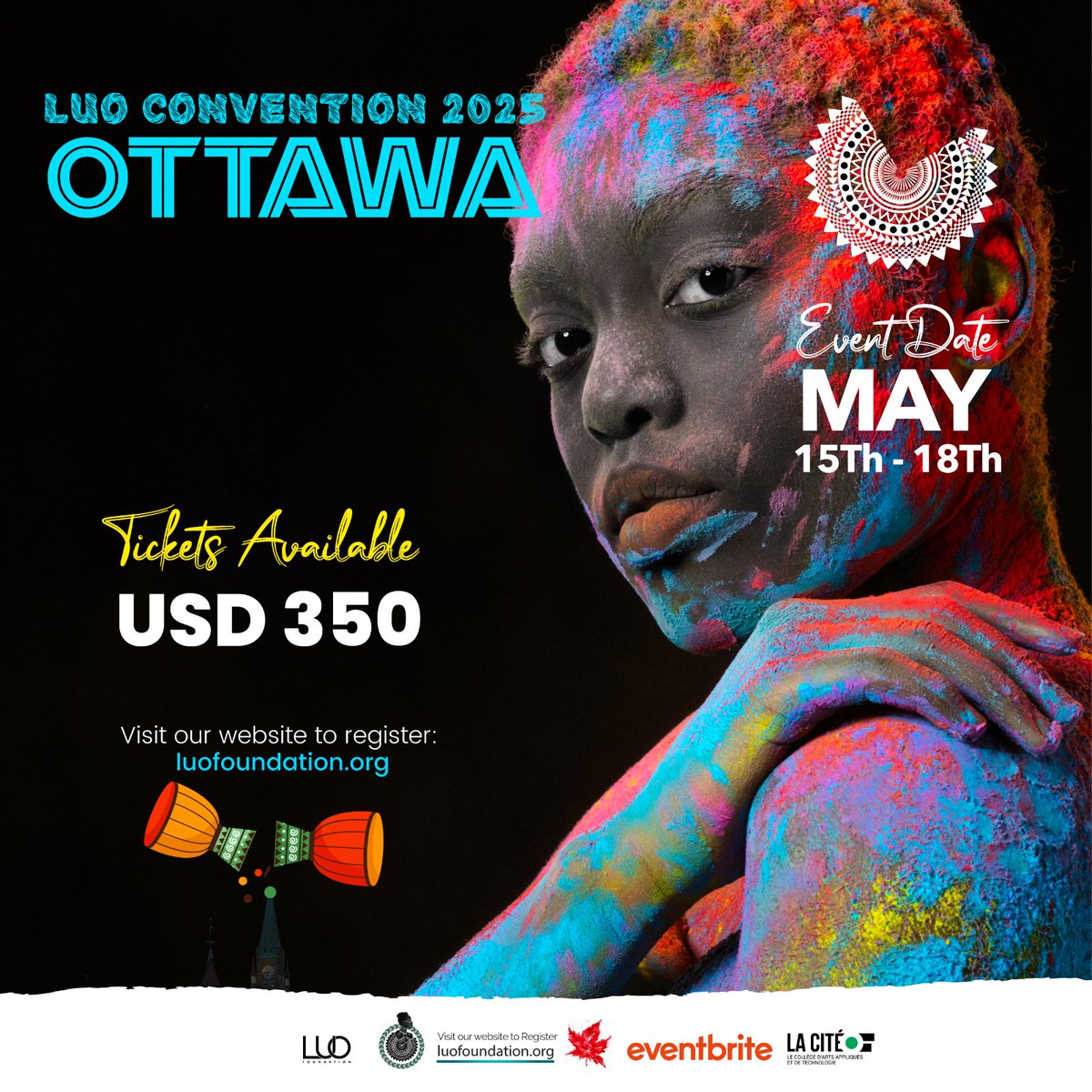 vanmarcus14's tweet image. Luo Convention 2025, happening from May 15-18th, 2025! Register at luofoundation.org for USD 350. Let's come together to connect Luos from East Africa and beyond! 

#LuoConvention2025 
#LuoCommunity
#LuoCulture