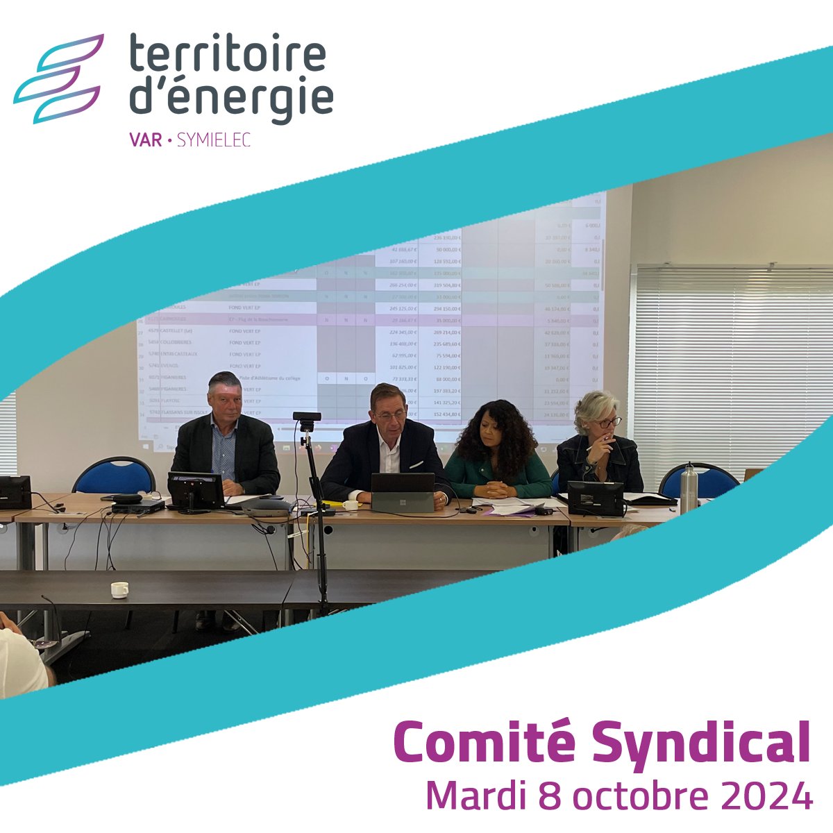 Présidé par Michel OLLAGNIER, le Comité Syndical s'est réuni ce matin.

À l'ordre du jour :
📌 DM
📌 Transferts de compétence
📌 Création d'emplois permanents
📌 Programmation de Travaux
📌 Fonds de concours
📌 ...