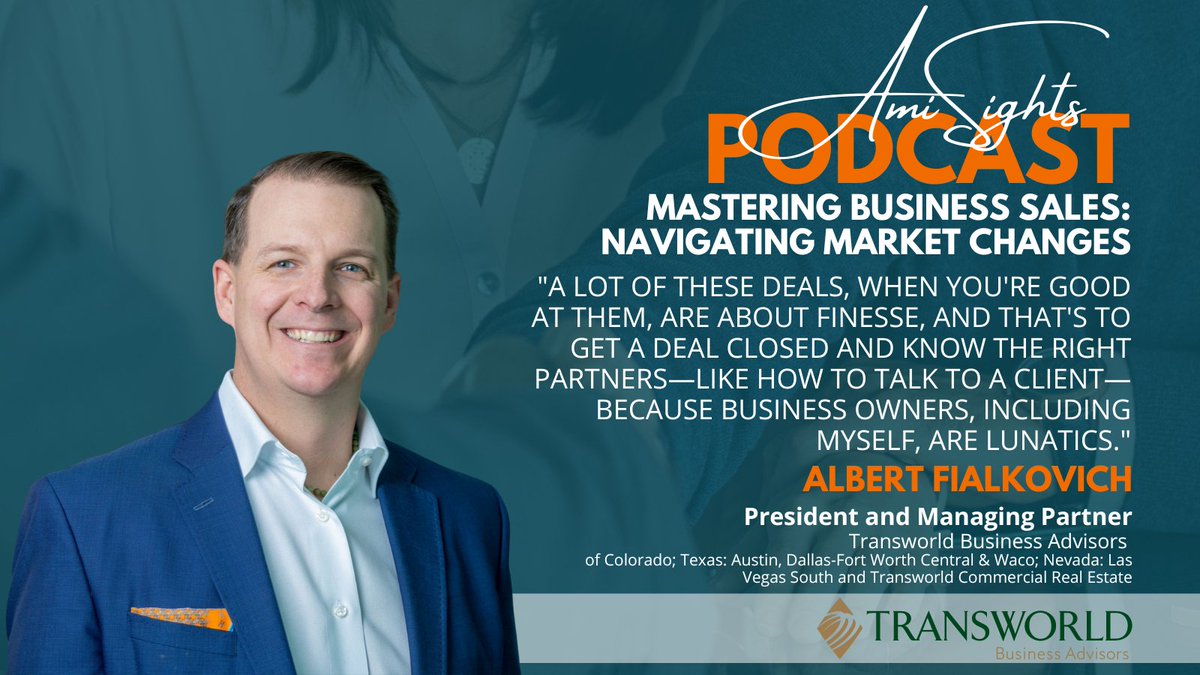 amikassar's tweet image. #AmiSight 10/8: Mastering #BusinessSales: Navigating #MarketChanges
bit.ly/4dyPwjT