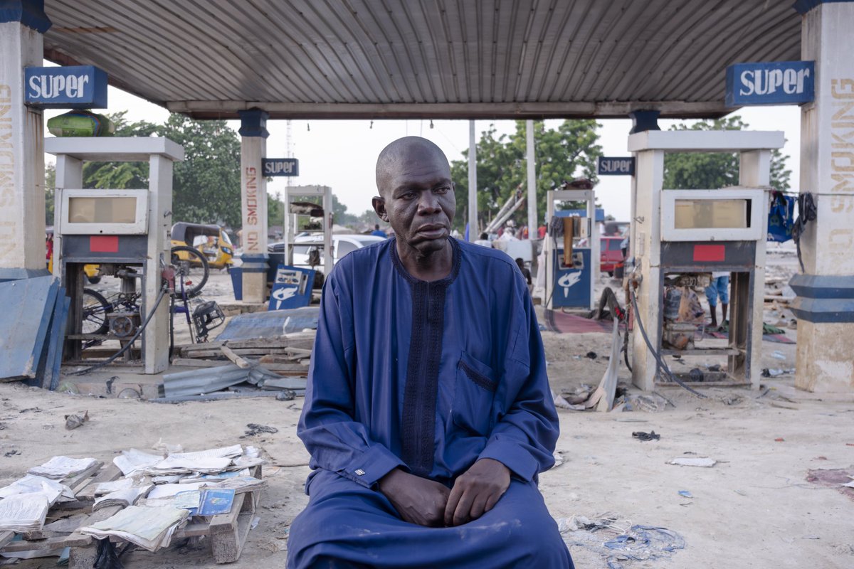 “I run a company named Hassan Yahaya and Sons Petroleum Company. We have been here in Gwange for 30 years.

Years ago, we saw the waters but it didn’t come too close to us. 

But this time, we just saw the water coming this way a few days prior. We didn’t expect this to be