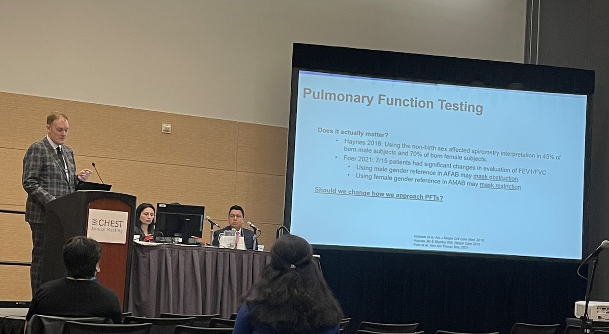 Catherine Zaw (she/her) (@czaw13) on Twitter photo Loving this interactive and case based review of pulmonary diseases among #transgender patients with <a href="/GrantTurnerMD/">Grant Turner, MD, MHA, FACP, FCCP</a> at #CHEST2024 🫁 🏳️⚧️Appreciate so much that a national conference created the space for these conversations. #CHESTSoMe Loving this interactive and case based review of pulmonary diseases among #transgender patients with <a href="/GrantTurnerMD/">Grant Turner, MD, MHA, FACP, FCCP</a> at #CHEST2024 🫁 🏳️⚧️Appreciate so much that a national conference created the space for these conversations. #CHESTSoMe