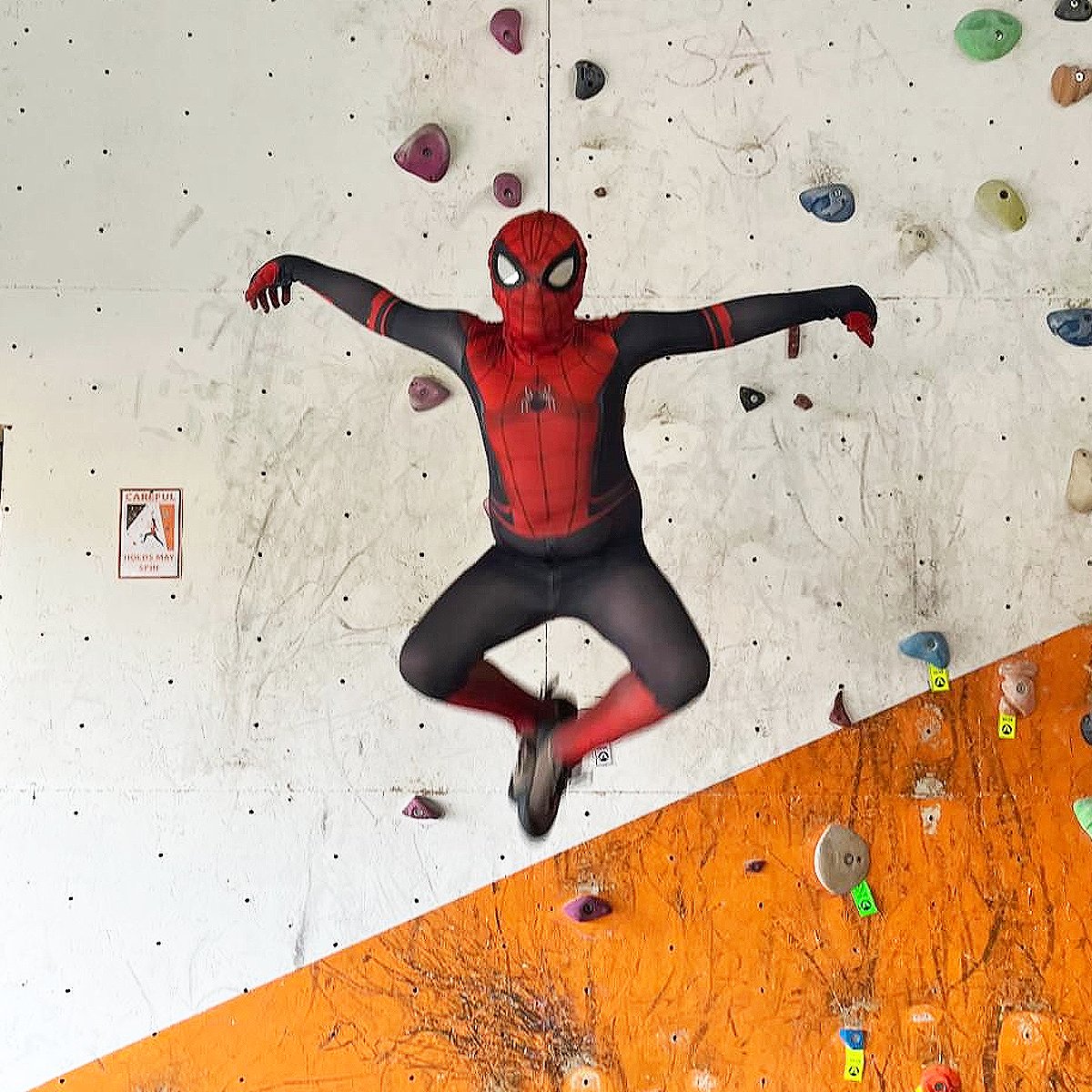 AngleGamingUK's tweet photo. Our friendly neighbourhood Spider-Man has paid our bouldering wall another visit!

Come give it a try!!!

#bouldering #bouldersport #olympicsport #spiderman https://t.co/7PaJbRRvBw