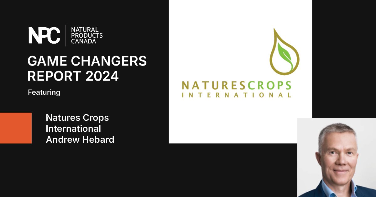 NCI and founder, Andrew Hebard, have been recognized as Game Changers by Natural Products Canada. We are honored to partner with NPC and the work they do to create products that benefit people, animals, and the planet.
 
#Ahiflower #Omegas #PlantBased #Sustainable
