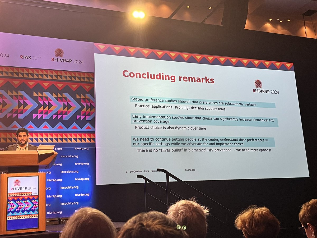 ivansegy47's tweet image. Building on success plenary at the #HIVR4P2024 highlighted:
• Epidemic control by 2030 is unlikely with the current scale up of HIV prevention strategies
• PrEP choice is complex and dynamic
• Pleasure interventions increase condom use and sexual health outcomes