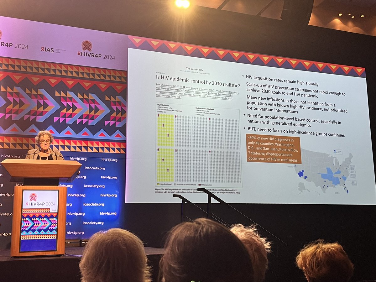 ivansegy47's tweet image. Building on success plenary at the #HIVR4P2024 highlighted:
• Epidemic control by 2030 is unlikely with the current scale up of HIV prevention strategies
• PrEP choice is complex and dynamic
• Pleasure interventions increase condom use and sexual health outcomes