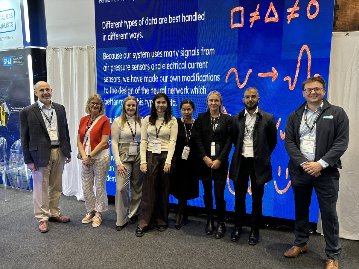 A busy day so far <a href="/HCEstates/">Healthcare Estates 2025</a> on the <a href="/SHJUK/">SHJ Medical & Lab Gas Specialists</a> stand C17 ☺️