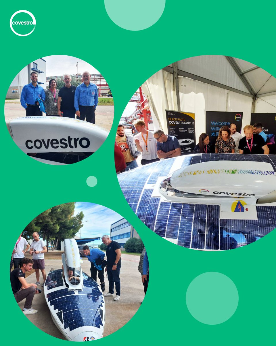 CovestroES's tweet photo. 🚗🌞 ¡El Adelie #SonnenwagenOnTour en Tarragona! 🔋🌍 
Hemos han tenido la oportunidad de conocer de cerca este innovador coche solar de @sonnenwagen.  
🙌 Gracias a todos por participar en este camino hacia un futuro de la movilidad sostenible. ✨ #SolarJourney https://t.co/07YYSDilgU
