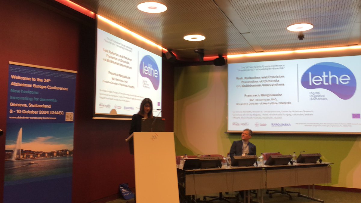 Chris Bintener (@chrisbintener) on Twitter photo Francesca Mangialasche discusses the importance of multidomain interventions in preventing dementia by targeting multiple risk factors. The #H2020-funded <a href="/lethe_project/">LETHE project</a> aims to tackle the global rise of dementia. <a href="/AlzheimerEurope/">Alzheimer Europe</a> #34AEC conference <a href="/karolinskainst/">Karolinska Institutet</a> Francesca Mangialasche discusses the importance of multidomain interventions in preventing dementia by targeting multiple risk factors. The #H2020-funded <a href="/lethe_project/">LETHE project</a> aims to tackle the global rise of dementia. <a href="/AlzheimerEurope/">Alzheimer Europe</a> #34AEC conference <a href="/karolinskainst/">Karolinska Institutet</a>