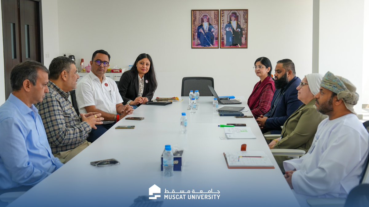 MuscatUni's tweet image. في لقاء مثمر اليوم، استقبل أ.د خميس اليحيائي، رئيس #جامعة_مسقط، د. سوراب ديف، نائب رئيس جامعة جانبات الهندية، تم خلال اللقاء بحث مجالات التعاون المشترك خاصة في مجالات الأمن السيبراني، الذكاء الاصطناعي، والتقانة الحديثة، مع التركيز على البحوث العلمية وتنظيم الفعاليات المشتركة..