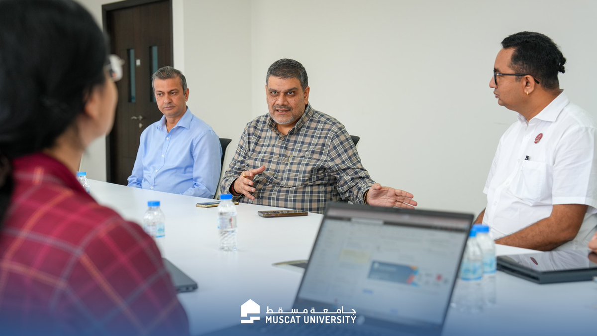 MuscatUni's tweet image. في لقاء مثمر اليوم، استقبل أ.د خميس اليحيائي، رئيس #جامعة_مسقط، د. سوراب ديف، نائب رئيس جامعة جانبات الهندية، تم خلال اللقاء بحث مجالات التعاون المشترك خاصة في مجالات الأمن السيبراني، الذكاء الاصطناعي، والتقانة الحديثة، مع التركيز على البحوث العلمية وتنظيم الفعاليات المشتركة..