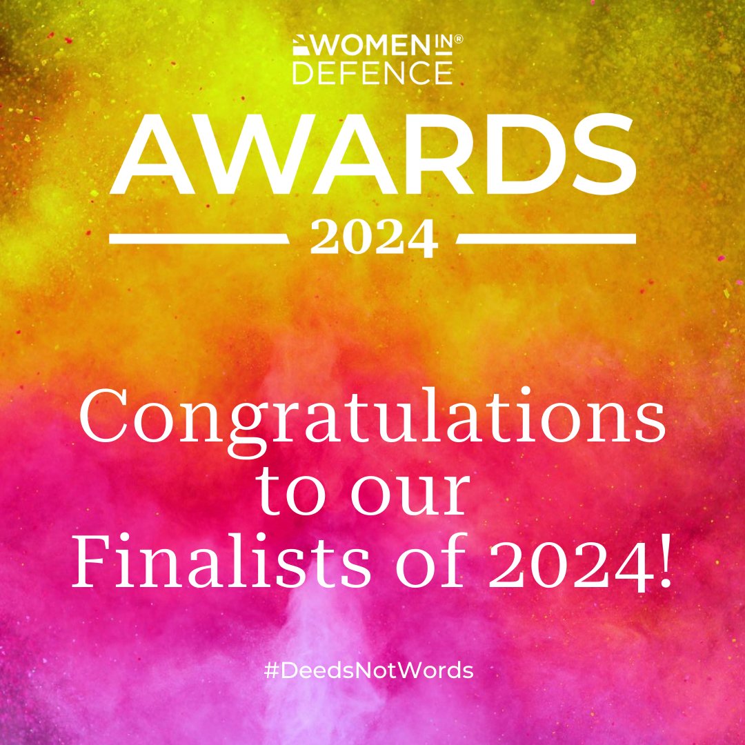 We are excited to announce our 30 Finalists for the Women in Defence Awards 2024! Link in bio. #DeedsNotWords #WiDUKAwards2024