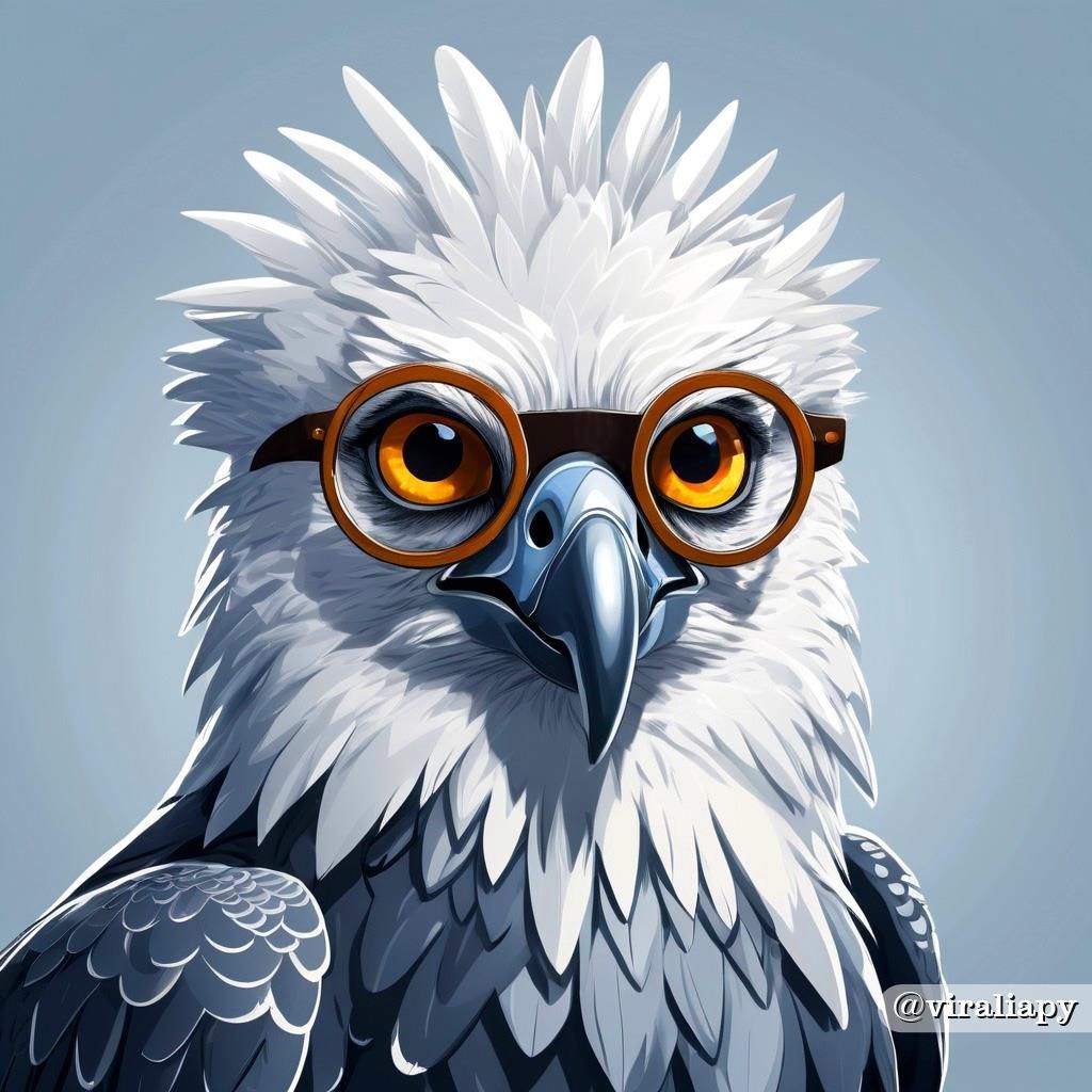 viraliapy's tweet photo. 830
Taguato con lentes

#taguato #harpyeagle #glasses #cartoon #funny
#viraliapy #asuncion #paraguay #iapy #artedeparaguay
#iaart #aiartist #digitalartwork #digitalartist #creative #aicreations #illustration_daily #aigenerated #aiartcommunity #generativeart
#SDXL https://t.co/H21opn9eWM
