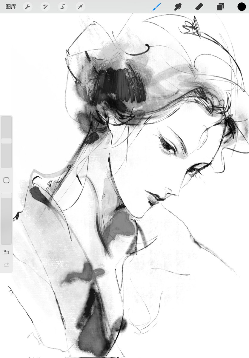 caamic0316's tweet image. 试试新笔刷