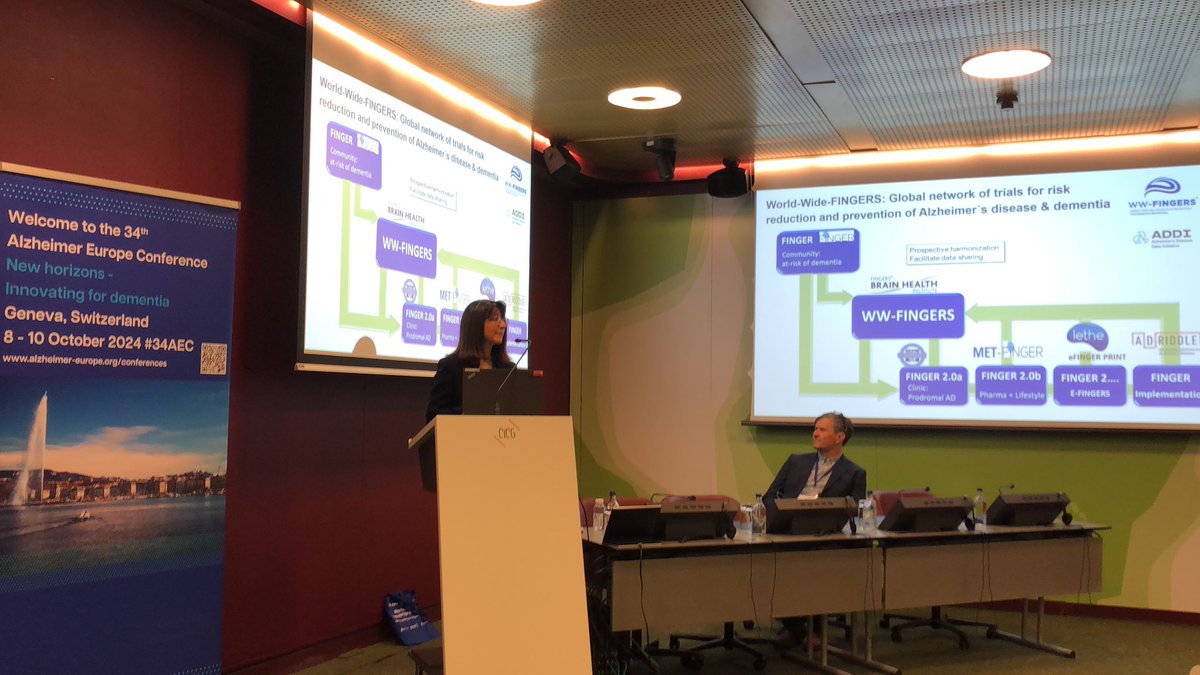 Chris Bintener (@chrisbintener) on Twitter photo From the FINGER study to world-wide FINGERS, including the <a href="/lethe_project/">LETHE project</a>, MET-FINGER, and <a href="/AD_RIDDLE/">AD-RIDDLE</a> Francesca Mangialasche introduces delegates to the future of healthy ageing interventions <a href="/AlzheimerEurope/">Alzheimer Europe</a> #34AEC conference <a href="/karolinskainst/">Karolinska Institutet</a> From the FINGER study to world-wide FINGERS, including the <a href="/lethe_project/">LETHE project</a>, MET-FINGER, and <a href="/AD_RIDDLE/">AD-RIDDLE</a> Francesca Mangialasche introduces delegates to the future of healthy ageing interventions <a href="/AlzheimerEurope/">Alzheimer Europe</a> #34AEC conference <a href="/karolinskainst/">Karolinska Institutet</a>