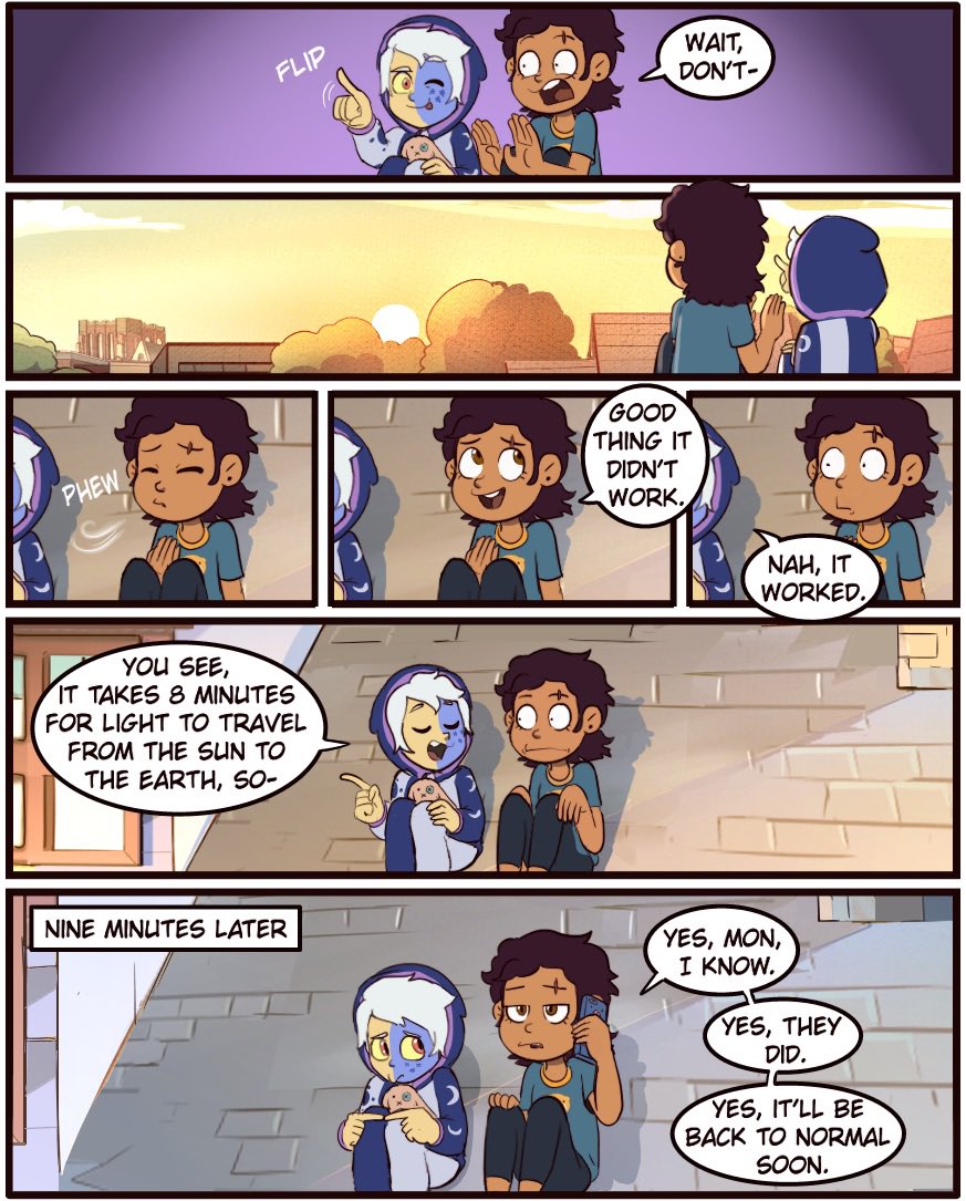 MoringmarkMark's tweet photo. Sunset #TheOwlHouse #toh https://t.co/hjAiWu9mr2