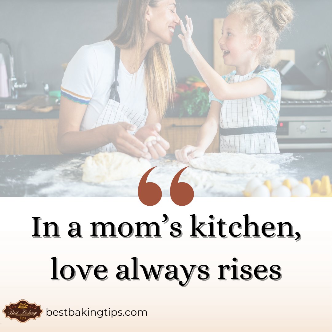 bestbakingtips's tweet photo. In a mom’s kitchen, love is the secret ingredient that makes every dish rise to perfection. ❤️🍞Learn from the best! visit https://t.co/q8wPY4IDt5 #MomsKitchen #BakingWithLove #HomeCookedLove https://t.co/f7hasygB9Y