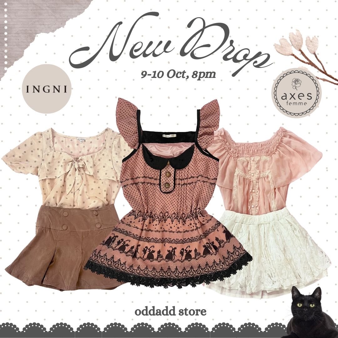 oddadd2ndhandd's tweet photo. 🕯️⋆.˚ Halloween drop preview ⋆.˚ 🪑
งานเดรส กระโปรง งานป้ายญี่ปุ่น เสื้อ lolita, coquette
⛓️ #Axesfemme , #Tralala, #Ingni, #Glacier, #Lizlisa, #Dearmylove 

🪦 ลง 2 วัน 9-10 Oct 8PM ทาง IG
🦷 ปัก+ฟอล ig ลด 5฿ 

ลิงก์ใต้ทวิต
#ส่งต่อเสื้อผ้า #ส่งต่อเสื้อผ้ามือ2 #เสื้อมือสอง https://t.co/2TsbiX139o