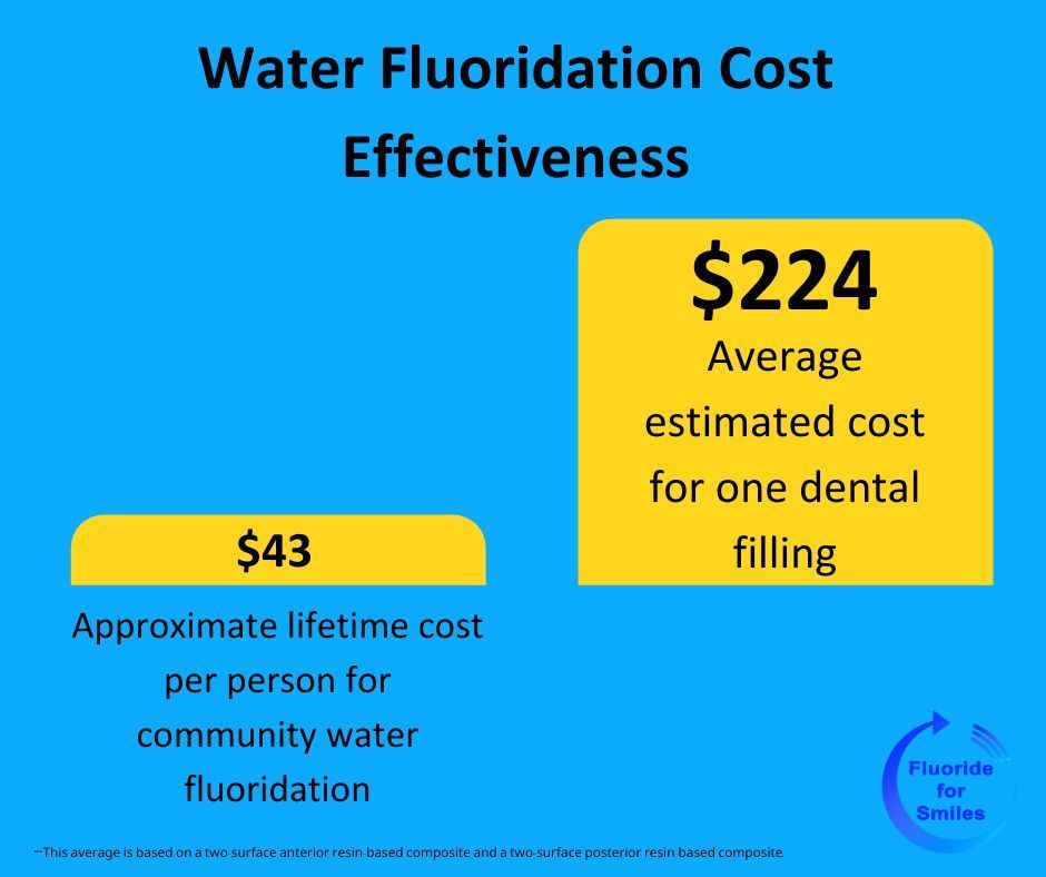 FluorideSmiles's tweet photo. The cost to manage dental caries on an in-patient basis in an emergency room is 10 times the cost of providing care in a dental office. 

The average cost of a filling is $224 (ADA’s 2020 Survey of Dental Fees).

https://t.co/ssKOeLrNKN
Learn more at https://t.co/d8RnEz1Ooc https://t.co/dPwupVRNg5