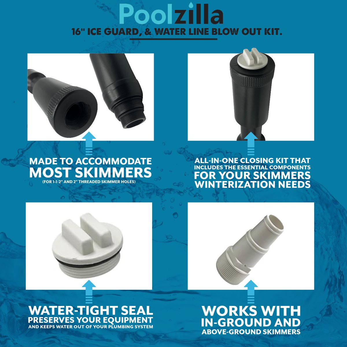 poolzilla_us's tweet image. ✨ All-In-One Winter Protection! 🏊‍♂️✨

💧 Clear Your Plumbing!
💧 Create a Water-Tight Seal.
💧 Made to Accommodate most Skimmers!

| Shop Now --&amp;gt; poolzilla.com/Seal-Tight-Plug

#poolzilla #poolcover #poolclosing #pool #swimmingpool #poolsupplies #poolstore #ingroundpool