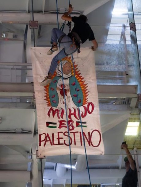 "My son is Palestinian” seen in Chihuahua, Mexico. ❤️🖤🤍💚📸:@perecere