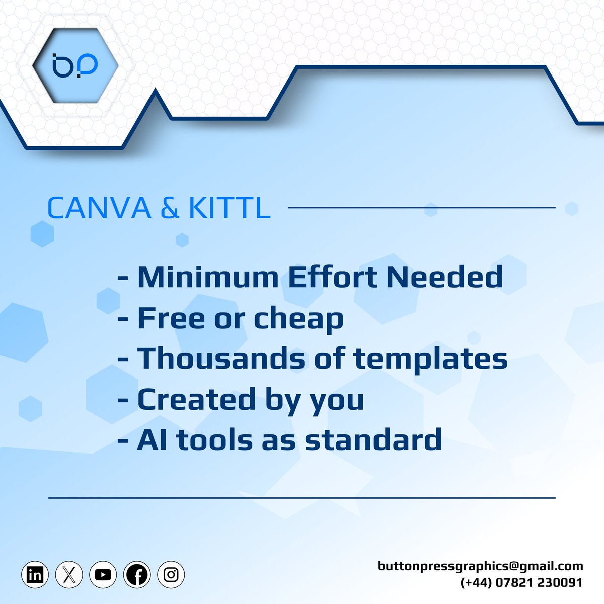 ButtonPressG's tweet photo. CANVA &amp; KITTL vs DESIGNERS
My profession stands me firmly on the side of designers.
The big question is...what do you think?
#GraqhicDesign #Canva #Kittl #Creative #Professional #Designs https://t.co/Th6UCJ3Ej3