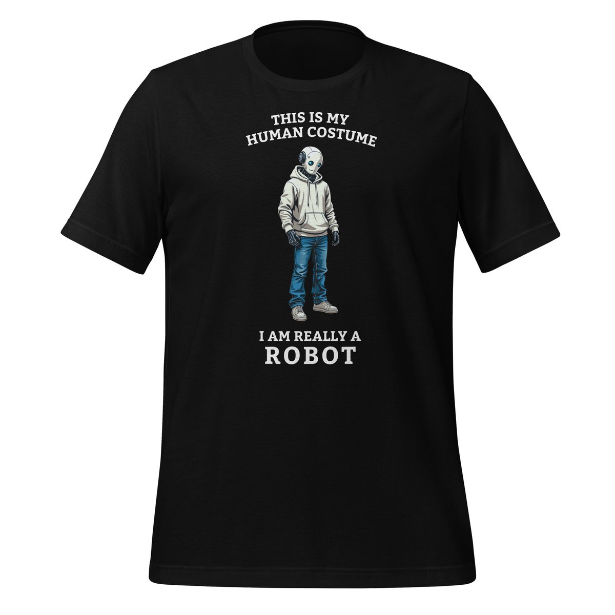 wwwAIstore's tweet image. Human Costume Robot T-Shirt 3 (unisex)
± $16.99
artificial-intelligence.store/products/human…

Embrace your inner AI with the Human Costume Robot T-Shirt 3 - a playful, comfy unisex tee perfect for tech lovers! #AIApparel #TechWear #RobotStyle