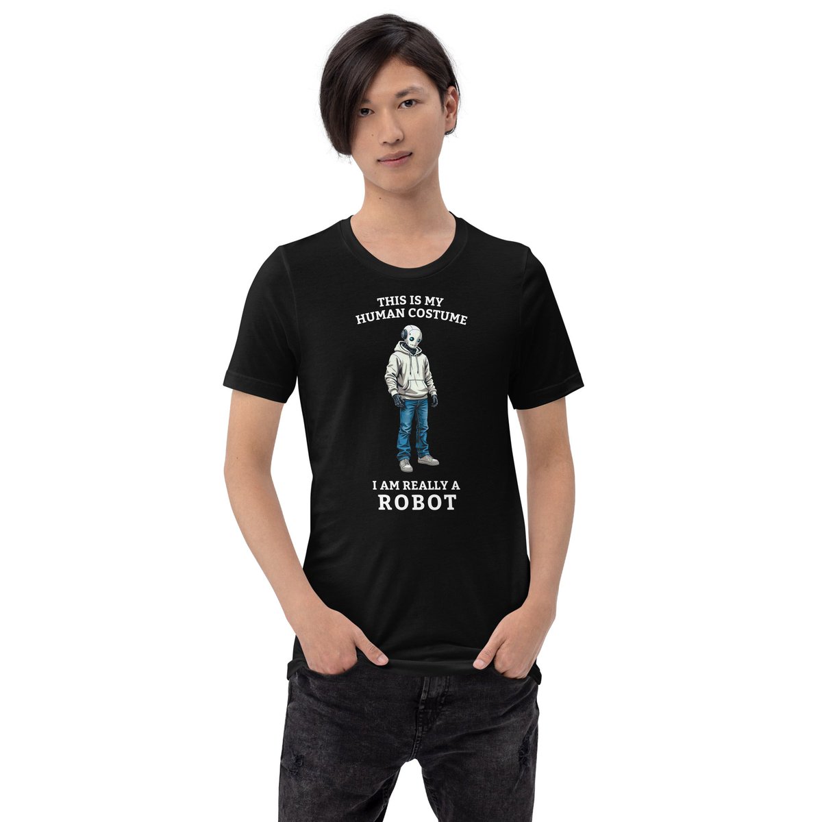 wwwAIstore's tweet image. Human Costume Robot T-Shirt 3 (unisex)
± $16.99
artificial-intelligence.store/products/human…

Embrace your inner AI with the Human Costume Robot T-Shirt 3 - a playful, comfy unisex tee perfect for tech lovers! #AIApparel #TechWear #RobotStyle
