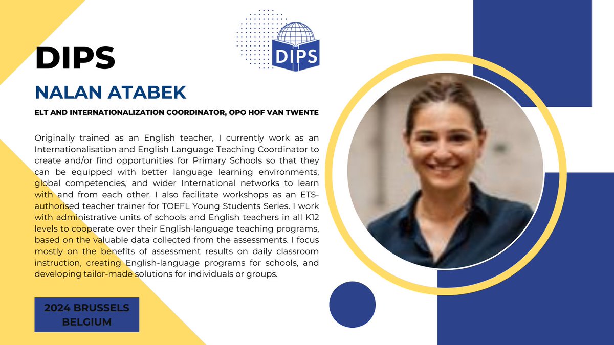 Meet the presenters at DIPS Brussels 2024 #EducationConference #ProfessionalDevelopment #CurriculumInternationalization #ErasmusPlus #InternationalProjects #FundingOpportunities #BestPractices #InternationalPartnerships #GlobalEducation #ProjectSustainability #CommunityBuilding