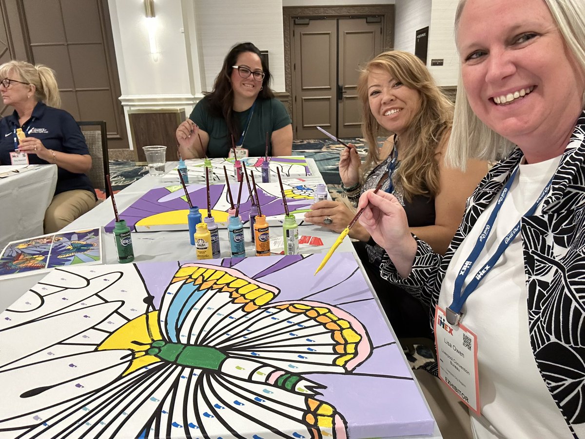 MICELisaO's tweet photo. A good full day of educational sessions at #MPISmartMonday with @IMEX_Group America

#SheMeansBusiness
#EveryDaysASchoolDay

Great opportunity to also meet with industry family, networking with #businessevents leaders and gathering valuable insights. https://t.co/Eslnsxr3xk