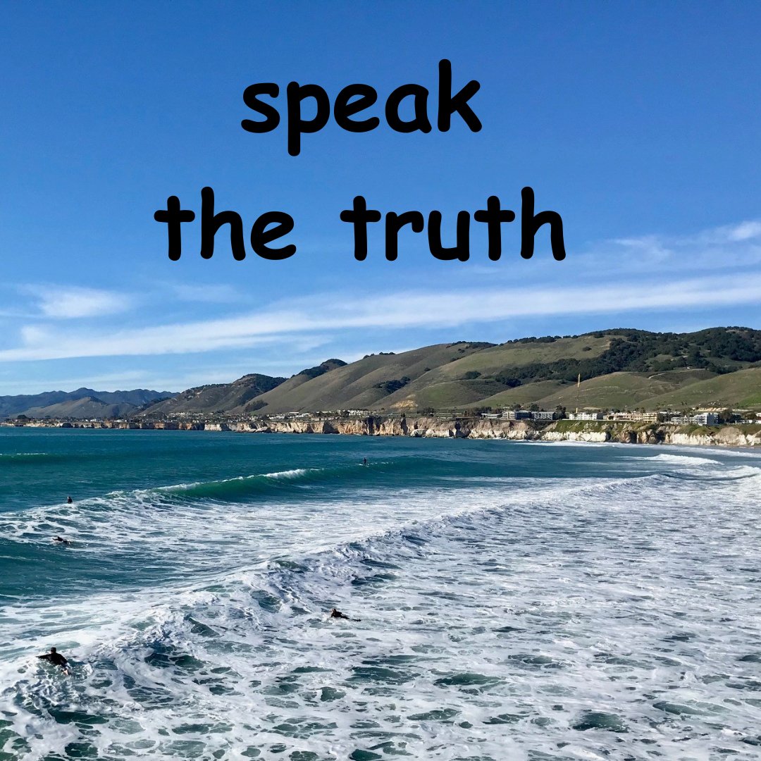 justbecausesc's tweet photo. Daily Challenge - Truth is not about being right.  Truth is about how we feel and expressing what we think in an authentic, vulnerable, and transparent way! https://t.co/4WBirZAHHi
