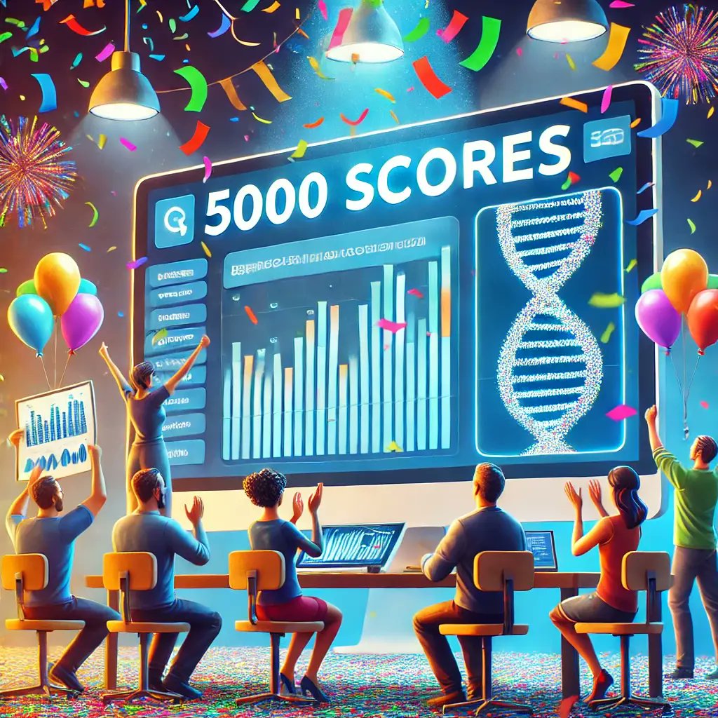 Sam Lambert (@iamslambert) on Twitter photo A great day for #FAIRdata and polygenic score research - the <a href="/PGSCatalog/">PGS Catalog</a> continues to grow past 5000 scores!
In honour of the occasion <a href="/Florent_Yvon/">Florent Yvon</a> & I commissioned some AI art (you should see the ones we scrapped). A massive congrats to the whole PGSCatalog.org team! A great day for #FAIRdata and polygenic score research - the <a href="/PGSCatalog/">PGS Catalog</a> continues to grow past 5000 scores!
In honour of the occasion <a href="/Florent_Yvon/">Florent Yvon</a> & I commissioned some AI art (you should see the ones we scrapped). A massive congrats to the whole PGSCatalog.org team!